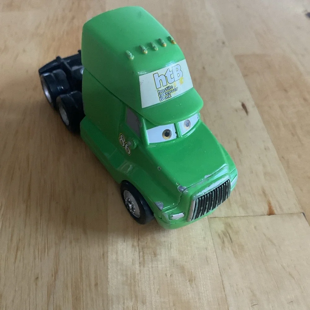 Disney Pixar‎ Cars. Chick Hicks Hostile Takeover Bank Semi Cab